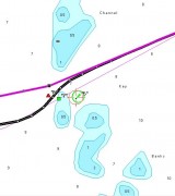 Channel Key Bank3 Channel Key Pass (ICW through Channel Key Banks) N 24 48.768 W 80 54.708 (Green markers #5 & #7 and Red marker #8)